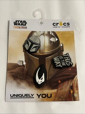CROCS Jibbitz charms STAR WARS The Mandalorian SET OF THREE new on pack